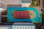 HD empty basketball court picture desktop wallpaper