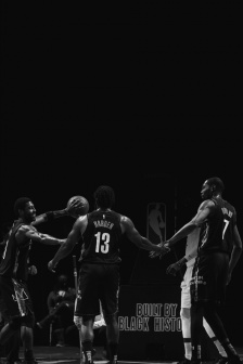 篮网三巨头同框壁纸