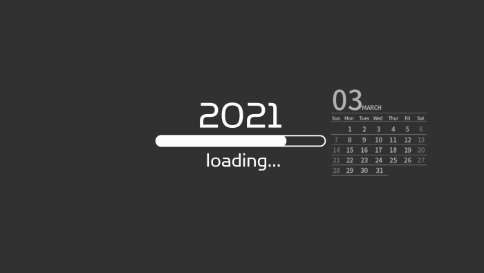 March 2021 Creative HD Calendar Wallpaper