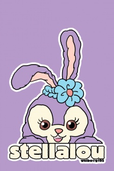 星黛露紫色简约风手机壁纸