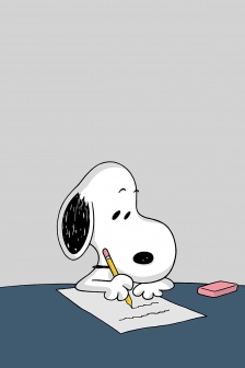 史努比可爱卡通手机壁纸