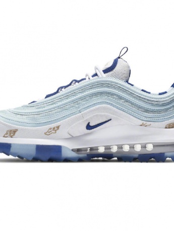 nike bullet blue golf upper foot picture