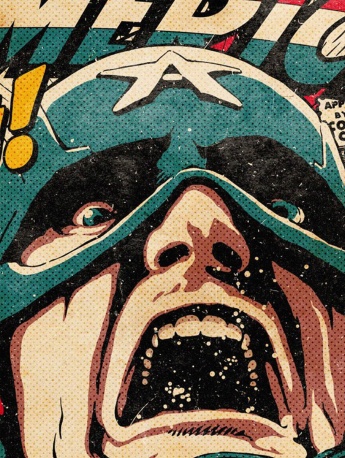 Captain America comic original mobile wallpaper