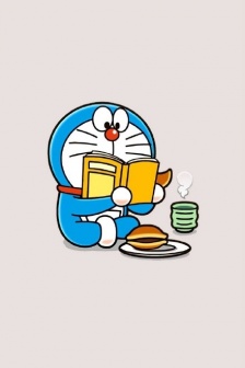 哆啦A梦简约风壁纸