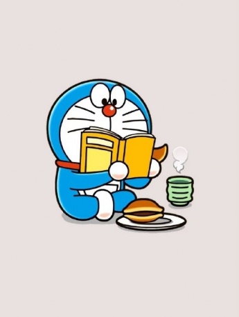 Doraemon simple style wallpaper