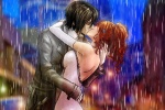 Anime couple hugging and kissing pictures desktop wallpaper