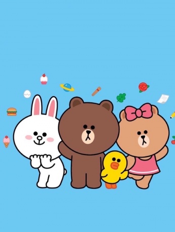 LineTown cartoon anime mobile wallpaper