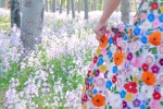 Wu Xuanyi's fairy-like sexy photo in embroidered long skirt