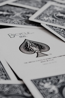 創意撲克牌攝影手機壁紙