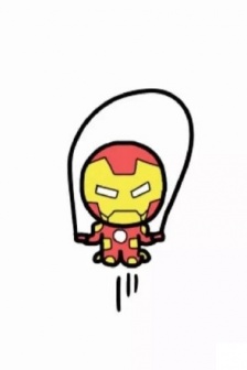 Marvel heroes simple style Q version avatar