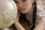 可愛雙馬尾女孩害羞清純美女寫真照