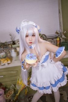 Hot cos beauty plump sexy dress temptation photo