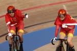中国队女子场地自行车赛夺金