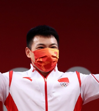 谌利军获男子举重67公斤级金牌