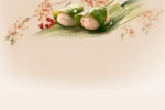 Dragon Boat Festival Zongzi Cartoon Picture Desktop Wallpaper