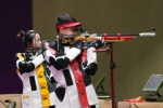 High-definition pictures of Yang Yang’s winning combination in the 10-meter air rifle Eastern Olympics competition