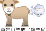真是山羊放了绵羊屁 洋气又骚气