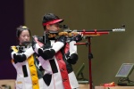 High-definition pictures of Yang Yang’s winning combination in the 10-meter air rifle Eastern Olympics competition