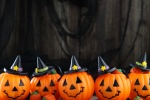 Halloween pumpkin lantern picture material wallpaper