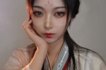 Imitation Liu Yexi makeup ancient style beauty mobile wallpaper