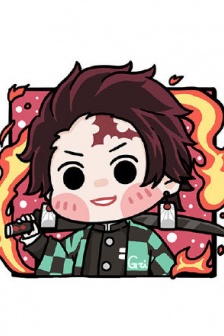 鬼滅之刃Q版小插畫頭像