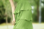Vitality beauty green dress mobile wallpaper