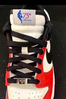 Nike DUNK series NBA 75th anniversary commemorative model multiple pictures