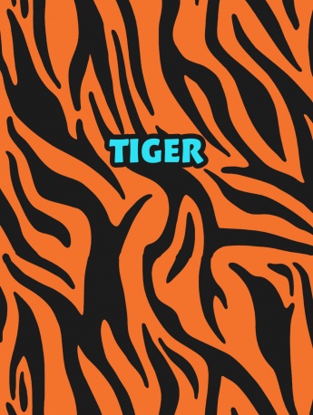 Tiger pattern theme mobile wallpaper