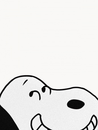 Snoopy cartoon character pure background mobile wallpaper