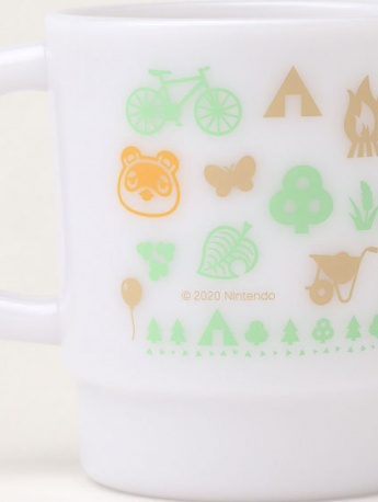 动物之森塑料堆叠杯三色细节图