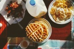 Sweet and delicious waffles pictures desktop wallpaper