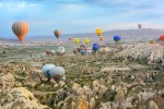 Türkiye Cappadocia hot air balloon pictures wallpaper