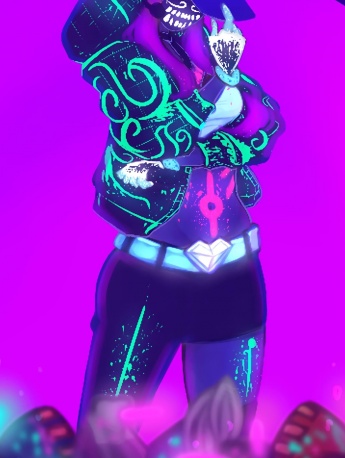 League of Legends KDA girl group Akali mobile wallpaper