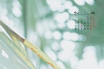Simple and fresh desktop calendar wallpaper for April 2022