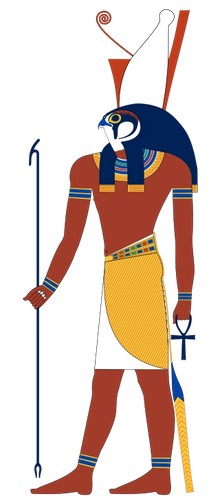 古埃及荷鲁斯神组图