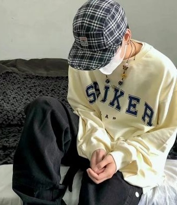 Retro and very individual handsome guy avatar