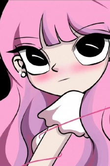 Cute cartoon couple avatar