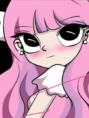 Cute cartoon couple avatar