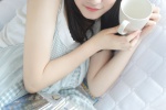 Seductive and sexy photo of a good-looking beauty with slender legs