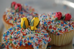 紙杯蛋糕圖片桌麵壁紙