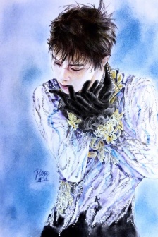 Yuzuru Hanyu's fan RoseLisa's paintings