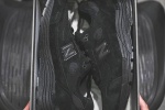 NewBalance992 pure black color matching multiple pictures display