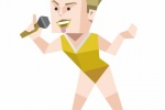 Performer personality cartoon image