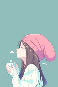 好看的動漫少女手機壁紙