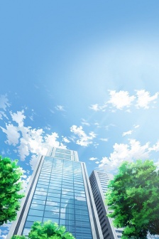 小清新藍色係動漫場景手機壁紙