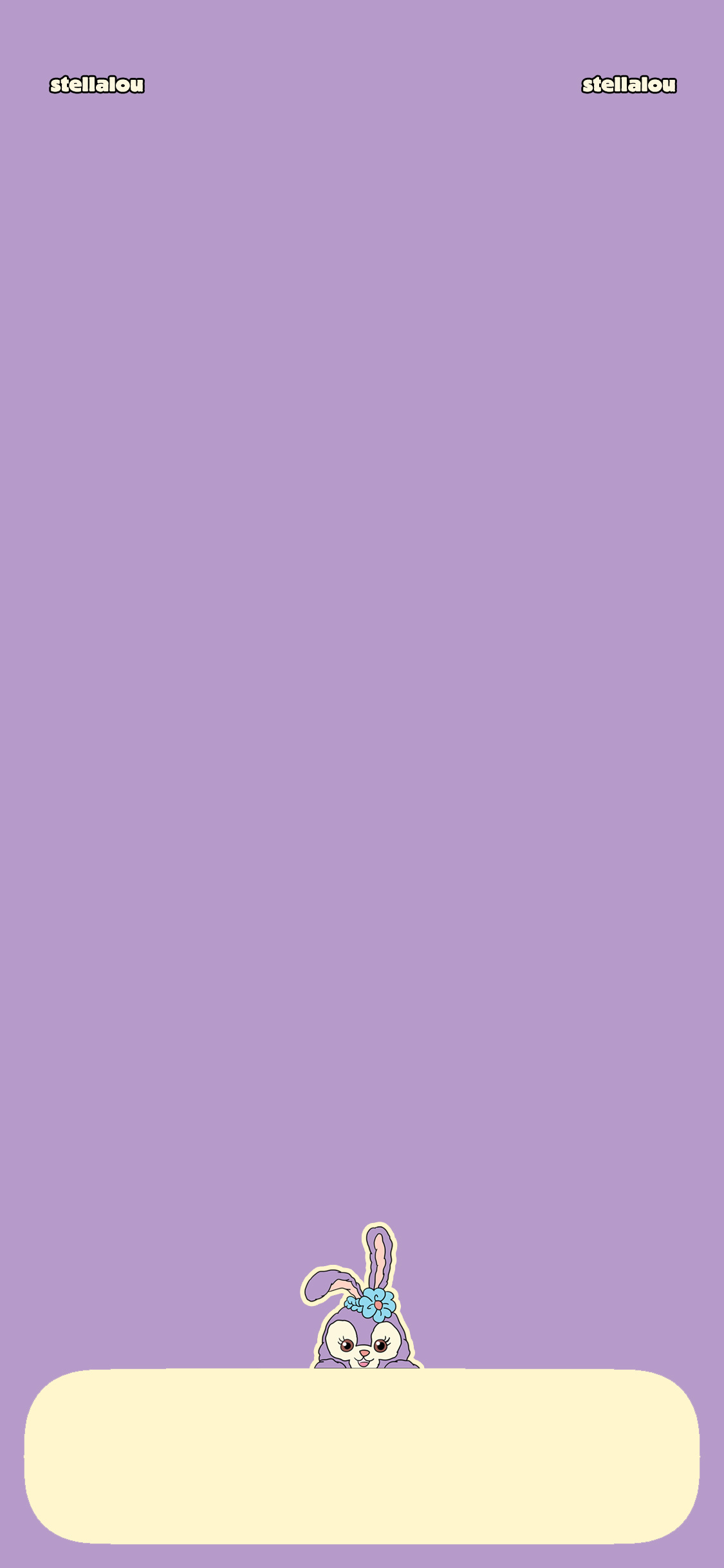 星黛露紫色简约风手机壁纸