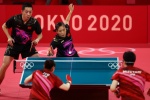Xu Xin and Liu Shiwen won the silver medal in mixed doubles