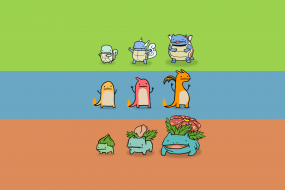 Pokémon Ugly Cute Style Desktop Wallpaper