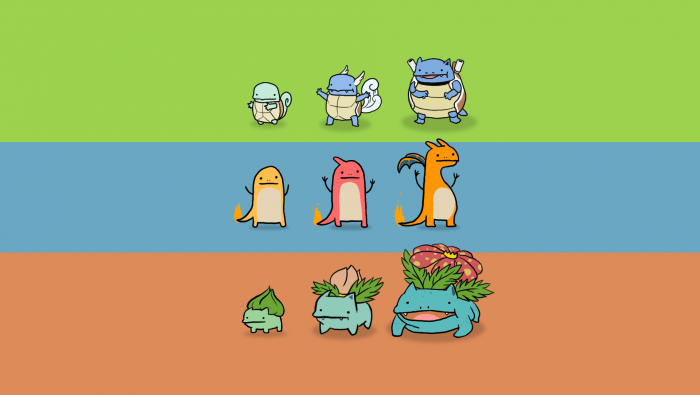 Pokémon Ugly Cute Style Desktop Wallpaper