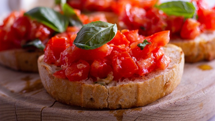 高清意式烤面包片图片桌面壁纸